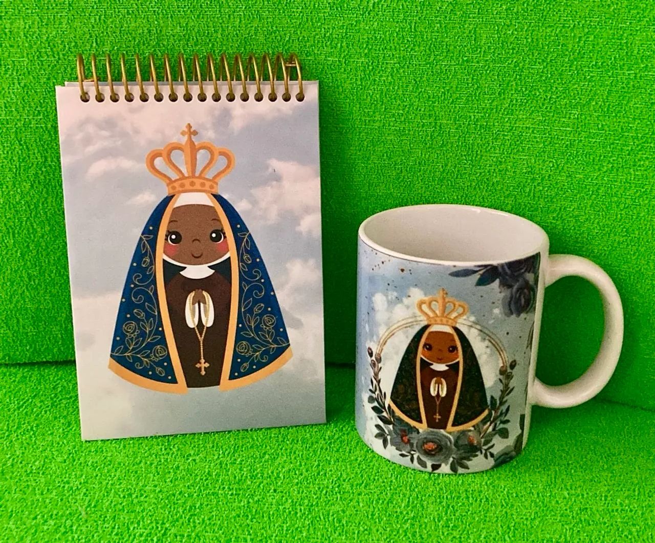 Kit Bloco de notas e Caneca