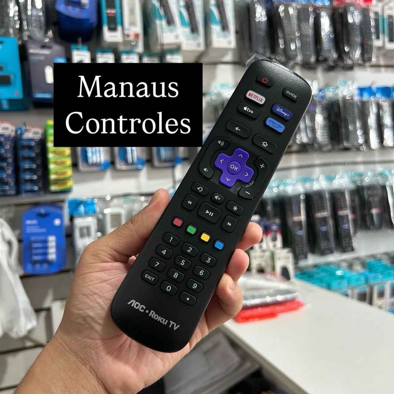 Controle Roku original de TV smart