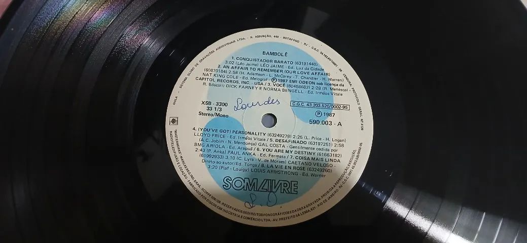 Lp Vinil Disco Trilha Sonora Novela  Globo Bambole Vol 1 E 2 - Foto 5