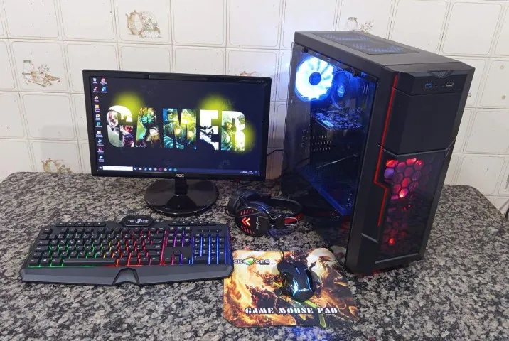 Gamer i5 - 16GB Fury - 4GB - SSD+HD - LCD 20"