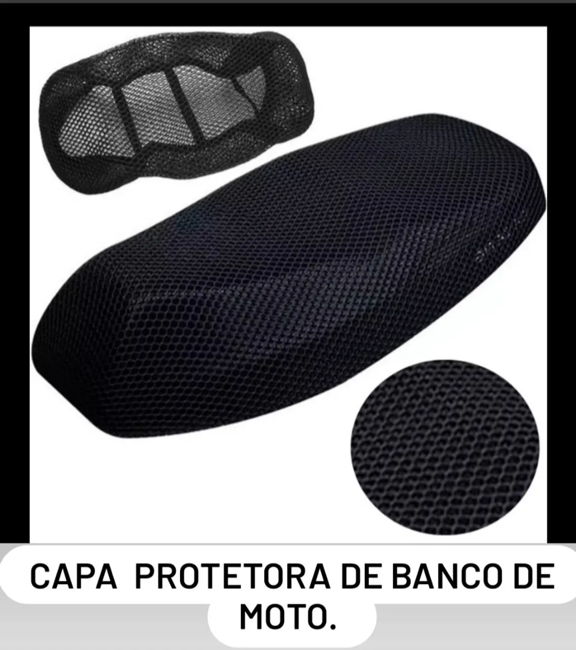 Capa Protetora de Banco de Moto - Conforto e Proteção
