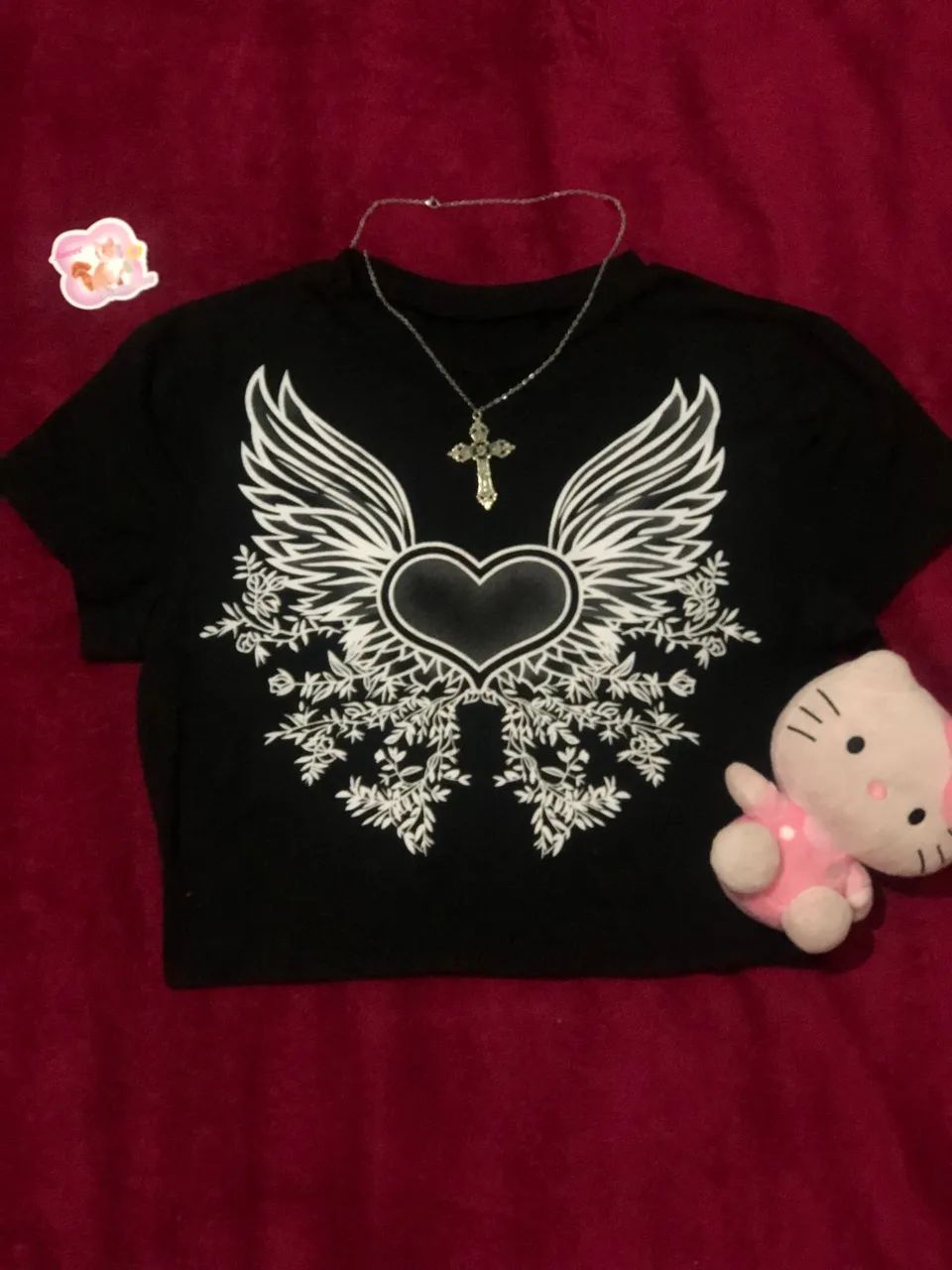 Blusinha heart y2k shein gotica