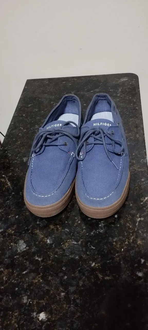 Tênis Tommy Hilfiger Azul N 45 (SEMINOVO)