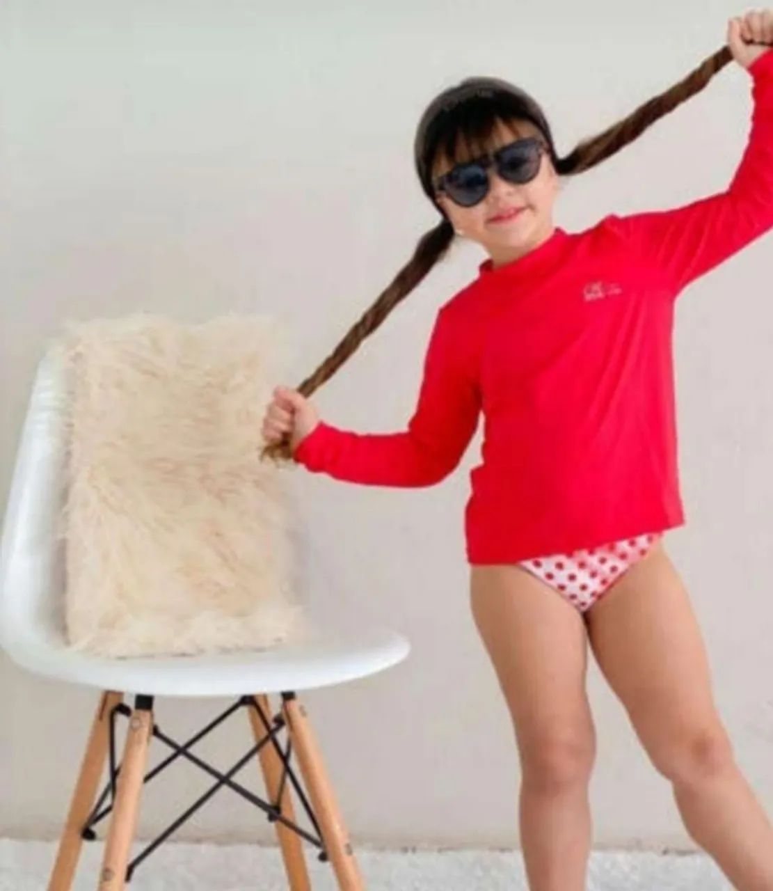 Camisas térmicas infantil proteção UV - verão e inverno - sol e frio  - Foto 2