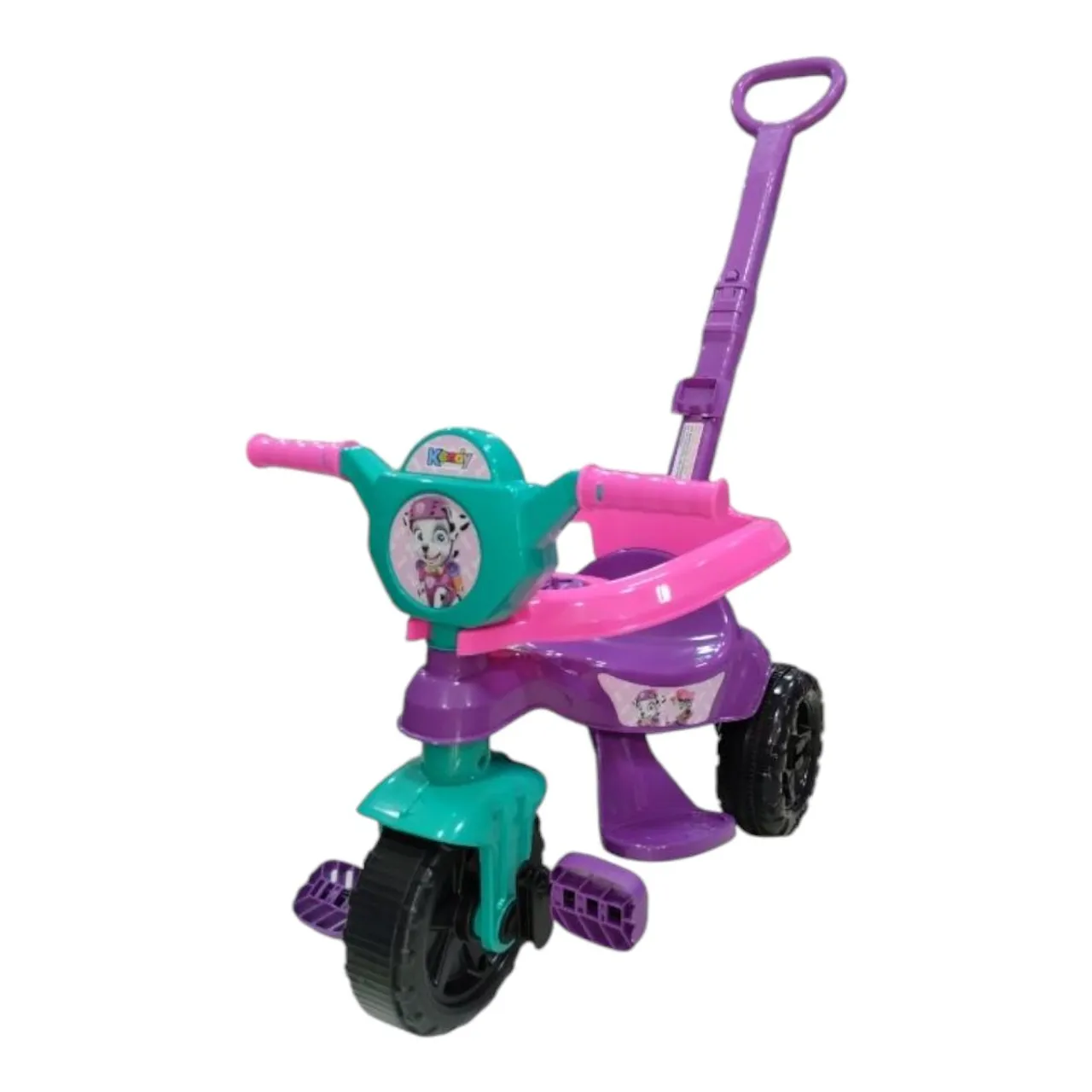 Triciclo Infantil com Haste de Direção