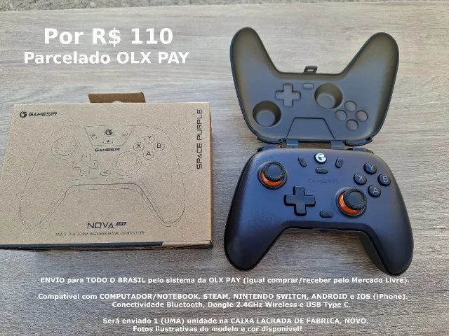 GameSir T4 Nova Lite Sem Fio Para Android Switch PC Steam iOS [Caixa Lacrada - Novo]