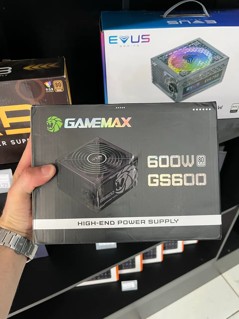Fonte GAME MAX 80 Plus Bronze - 600w 