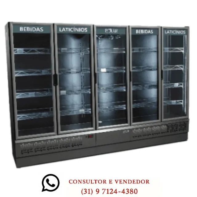 Geladeira Expositora 5 portas Polar 220v Nova