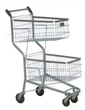 CARRINHO DE SUPERMERCADO 90 L NOVO