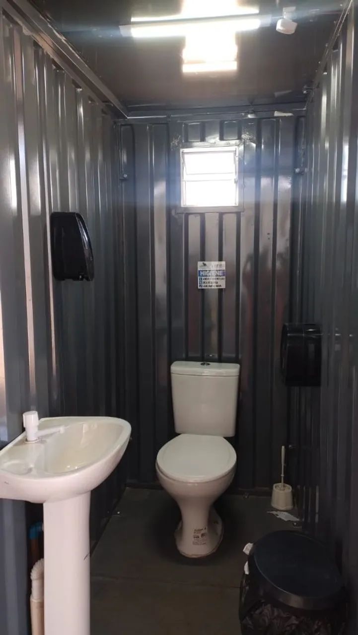 Banheiro desmontável em containers - Foto 4