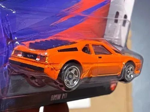 Miniatura Hot Wheels Silver Series Bmw M1 1/5 Especial Series Laranja - Foto 2
