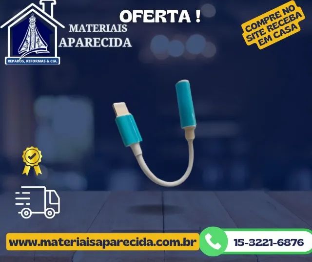 Cabo Adaptador Light x P2 Femea para Iphone MAX-IP2 