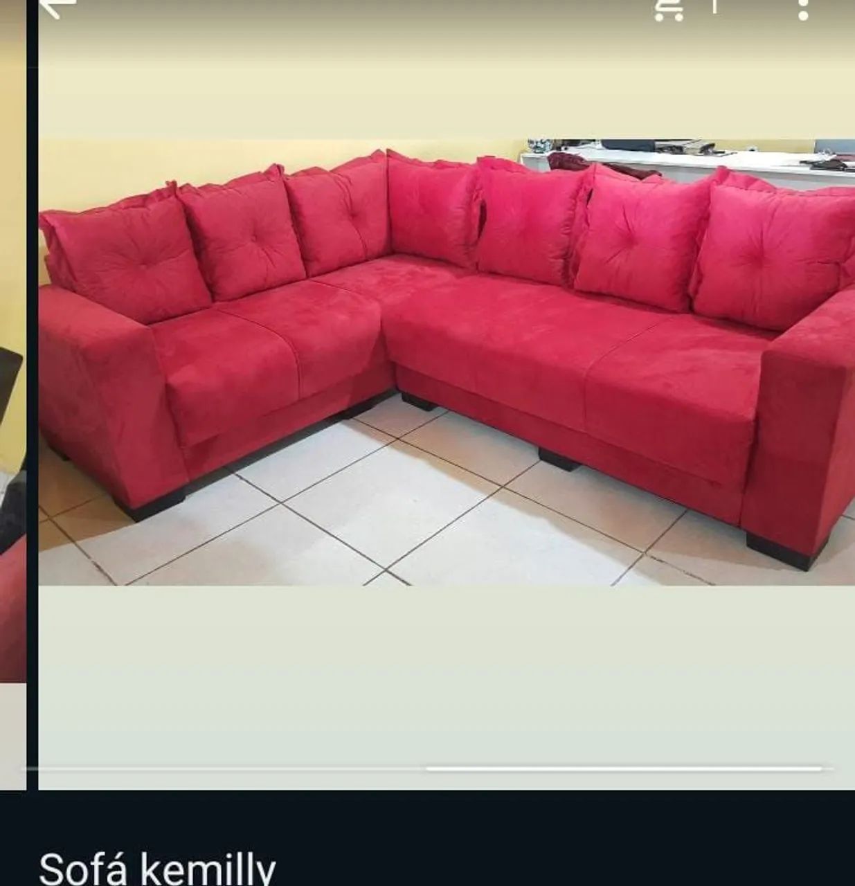 Sofá a pronta entrega.