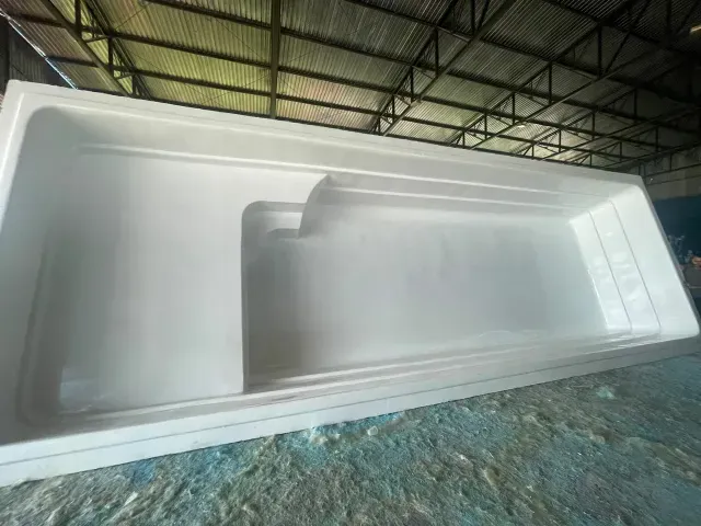 Piscina de FibrA 6 metros retangular