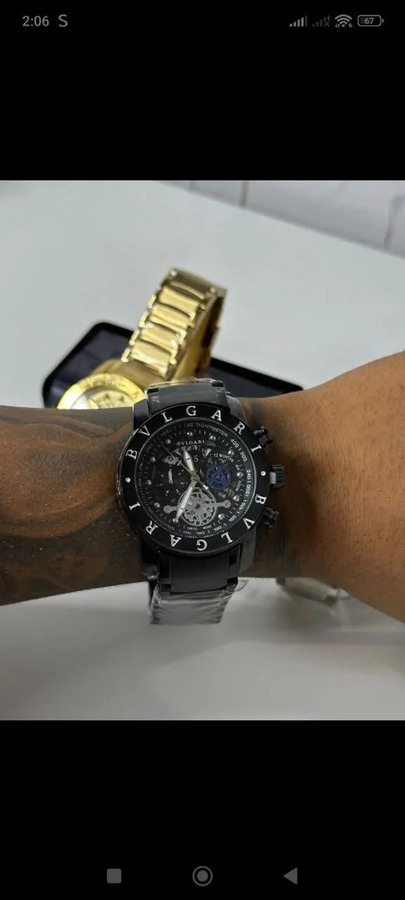 Relógio bvlgari / linha Premium / Bulgari por preço de atacado Entrega Grátis  - Foto 6