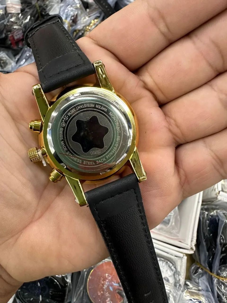 Relógio Montblanc pulseira em couro, multifuncional  - Foto 5