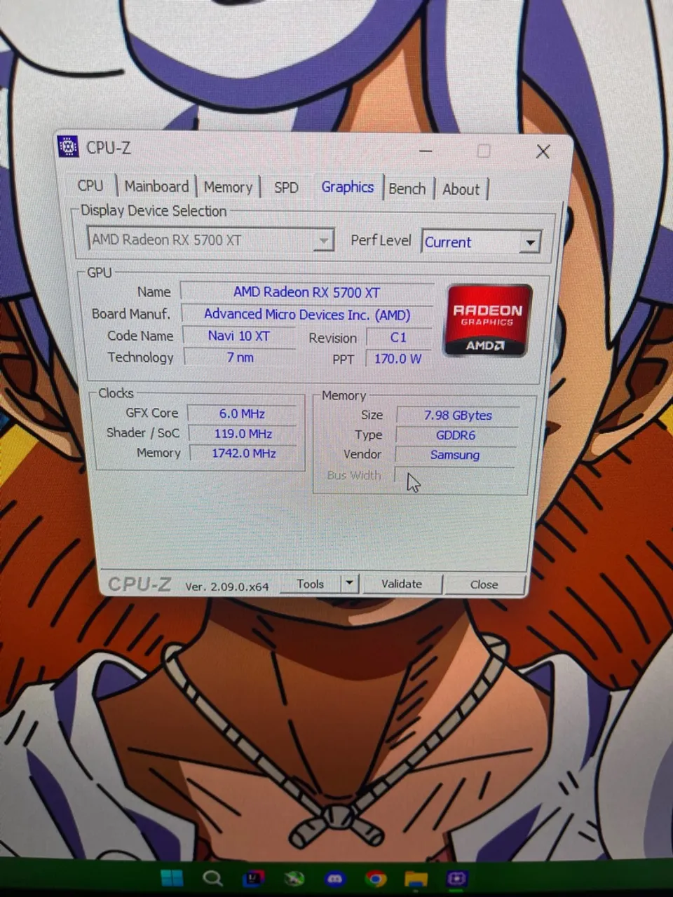 RX 5700xt 8gb GDDR6 TRIPLE FAN