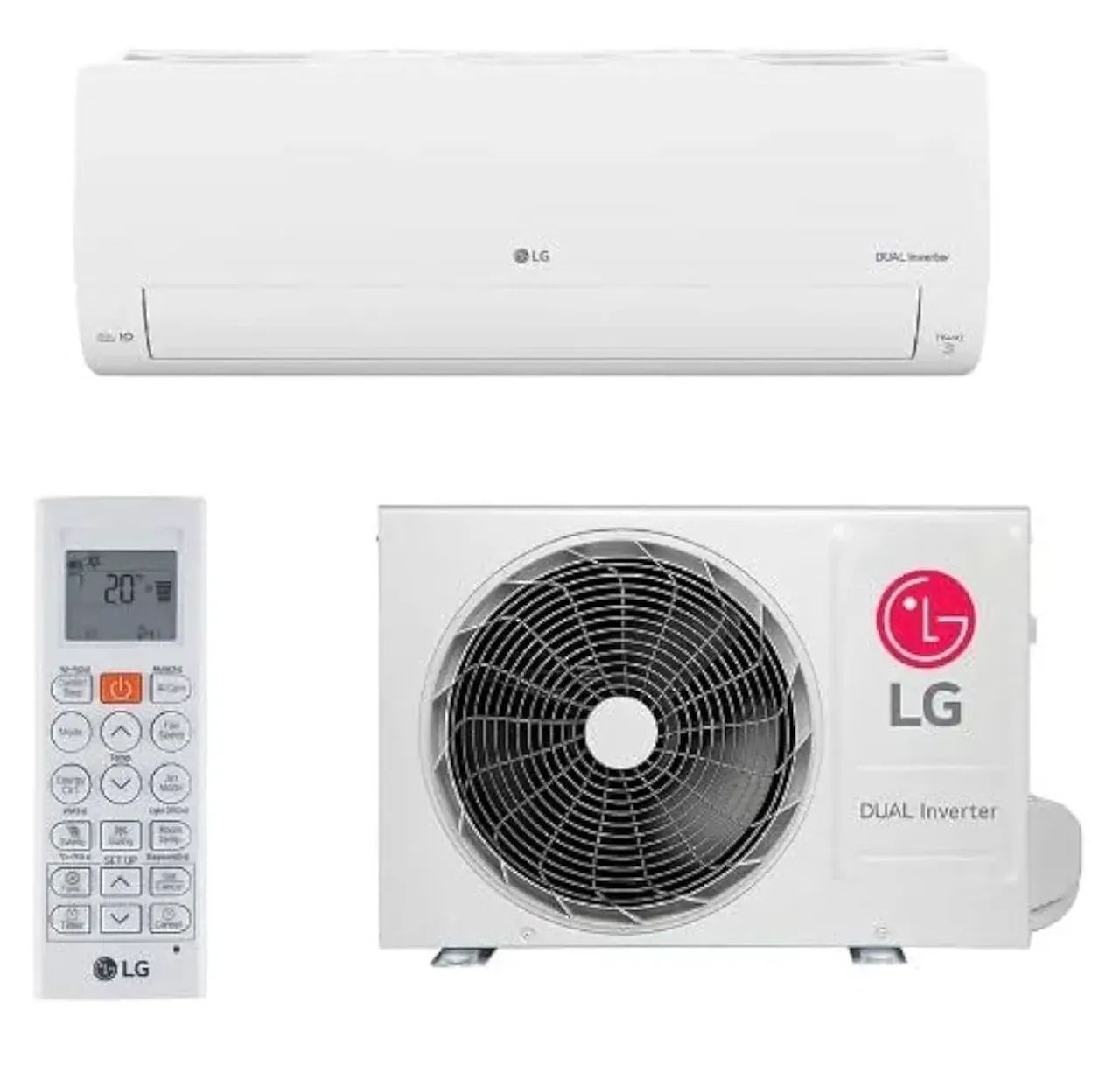 Ar Condicionado Hi Wall LG Dual Inverter Voice 24.000 Btus Quente e Frio 220v R-32
