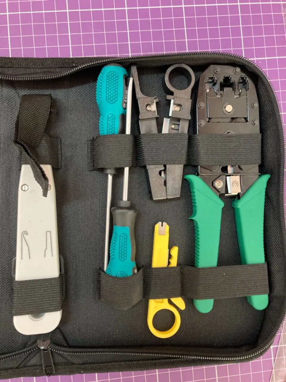 KIT DE ALICATE DE CRIMPAR CABO DE REDE LAN - Foto 3