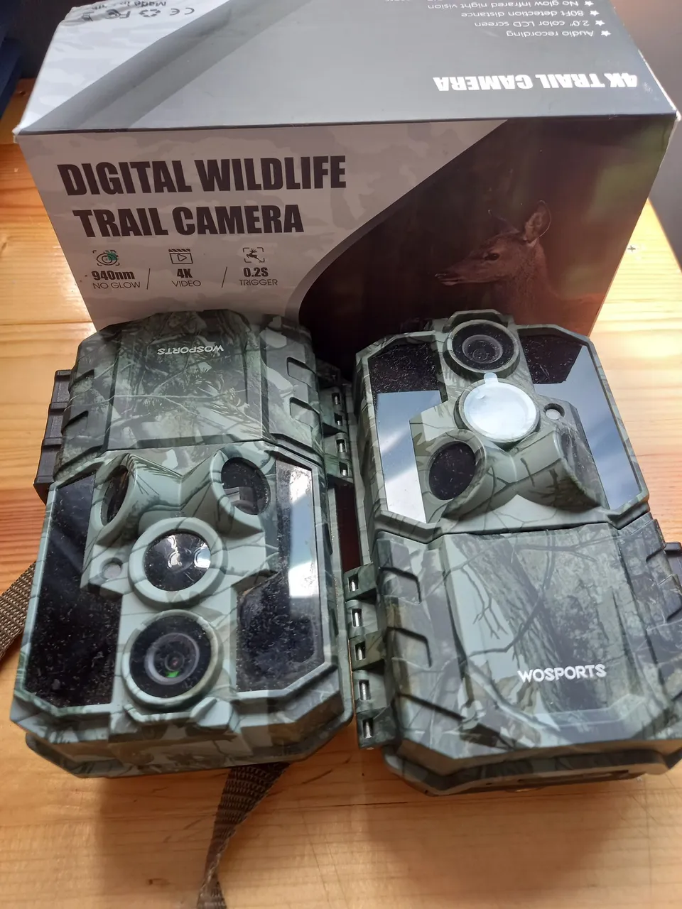 VENDO DUAS CAMERAS TRAPS NOVAS, COMPRADAS NOS EUA