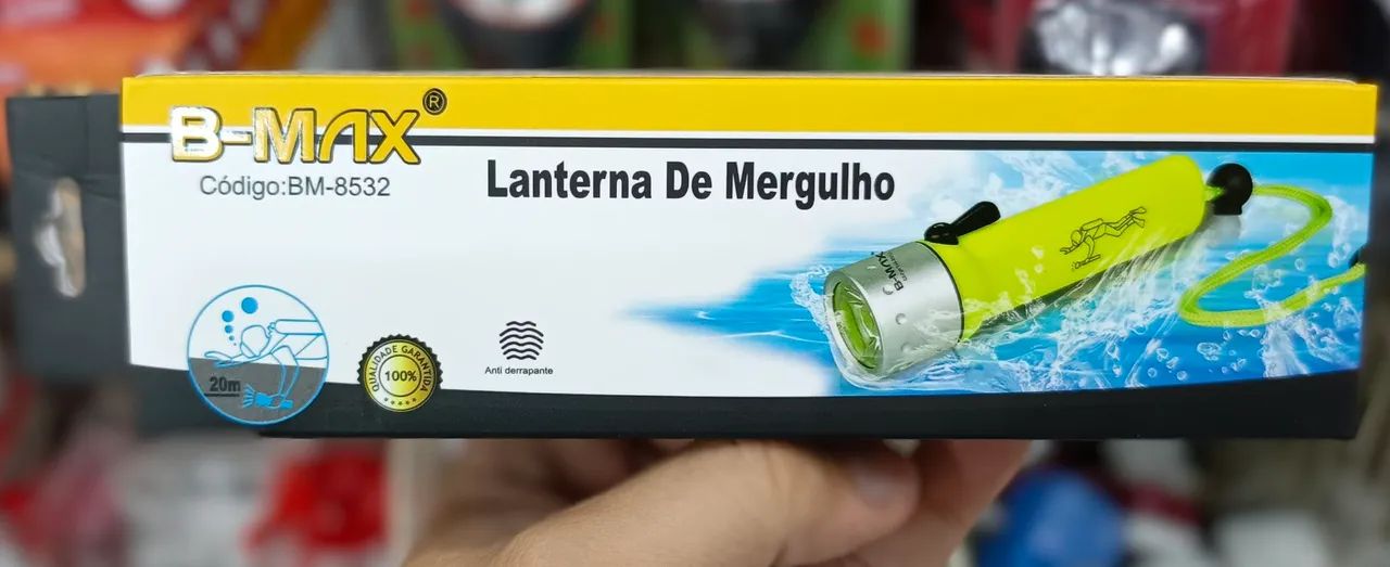 Lanterna Mergulho A Prova Dágua Led Potente Resistente - Foto 5