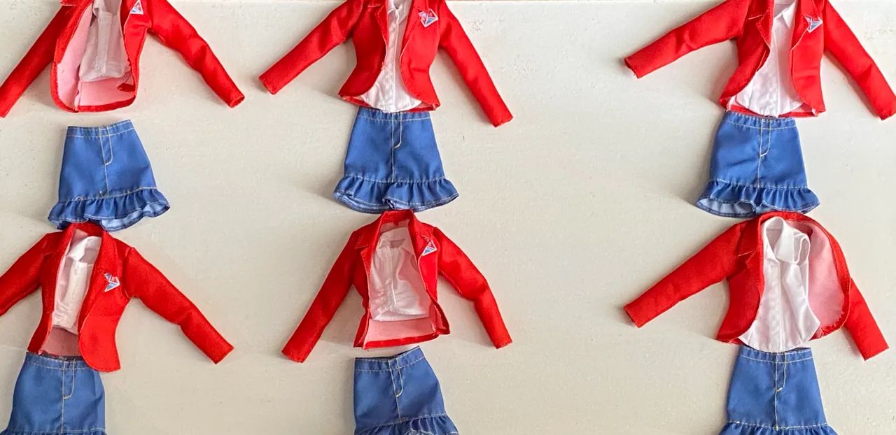 Barbie RBD - Uniforme ( Unidade ) - Foto 2