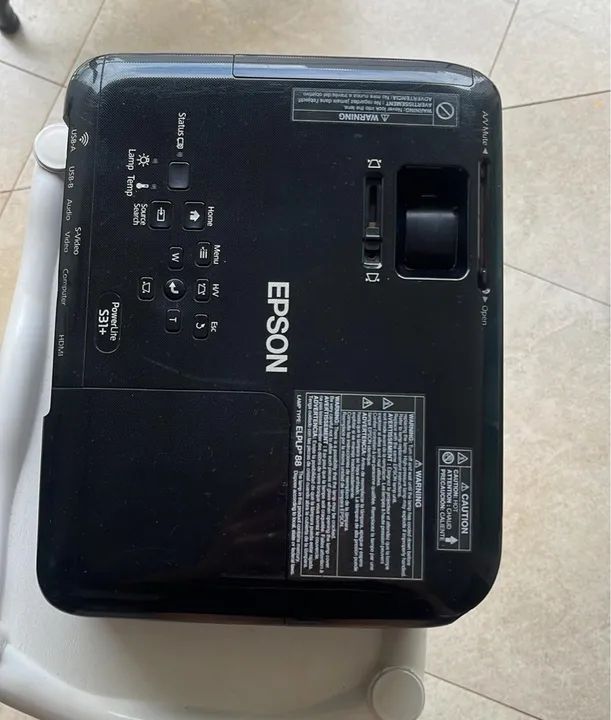 Projetor Epson com controle remoto - Foto 2