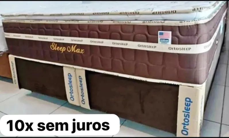 Cama box colchão molas e base agora