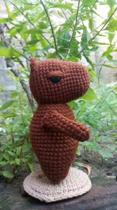 Boneco de crochê amigurumi - Capivara - Foto 2