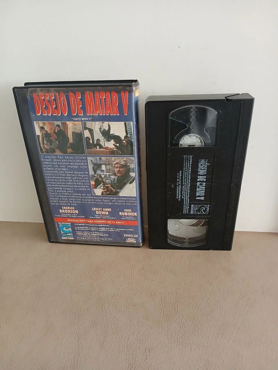 Fita Vhs Desejo de Matar 5 - Charles Bronson  - Foto 2