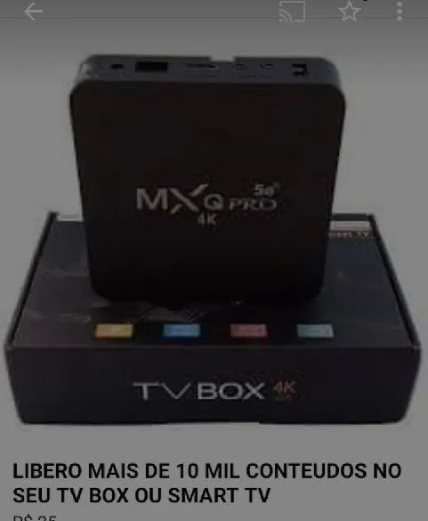 TV Box MXQ Pro 4K - Libera +10 mil conteúdos!