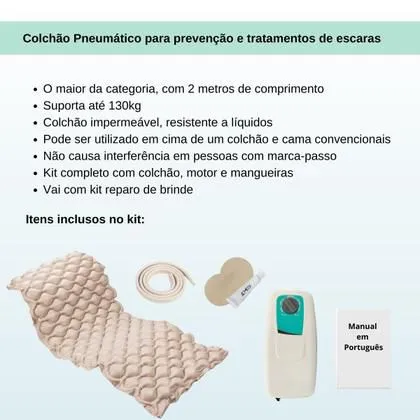 Colchão Pneumático para Prevenção de Escaras