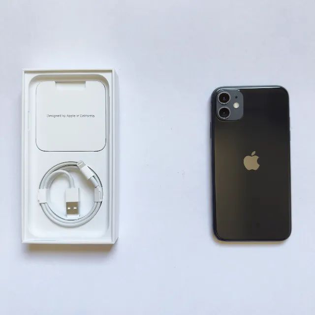 iPhone 11, capa Otterbox, cabo novo - Foto 2