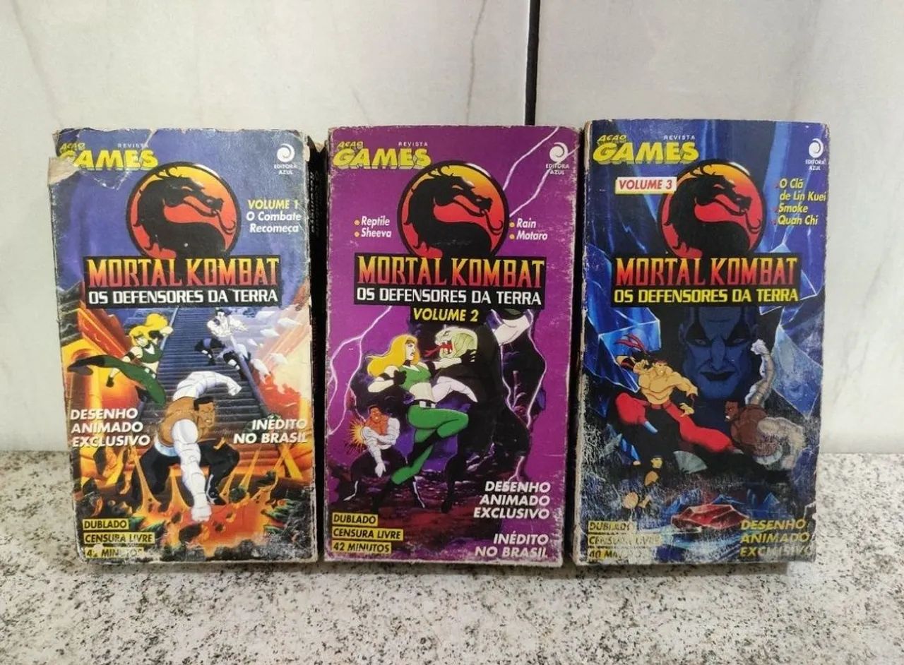 Mortal Kombat - Os Defensores da Terra VHS
