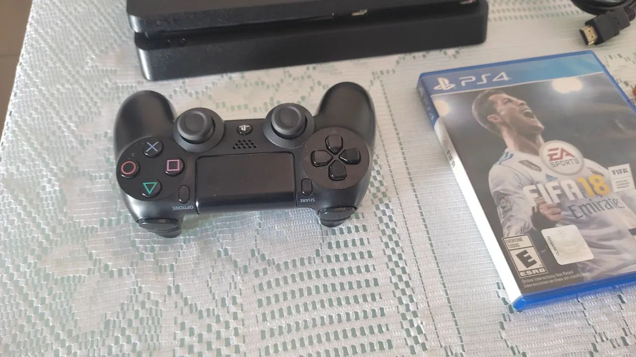 Playstation 4 Slim 500 Gb Parcelo Garantia 1 controle Pego ps3 Xbox One S X Ps4 FAT - Foto 4