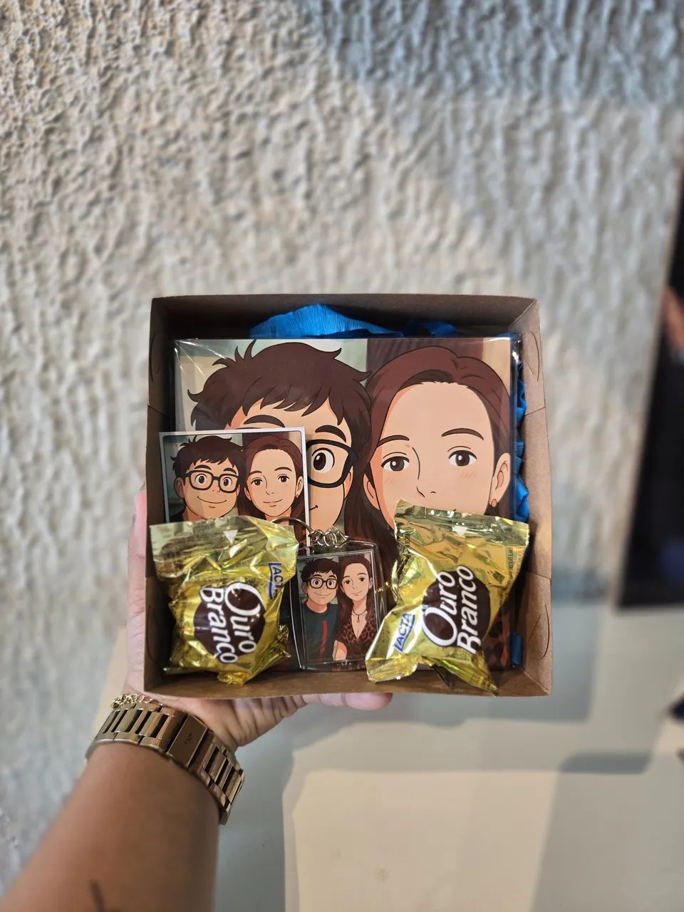 Caixa presente personalizada 