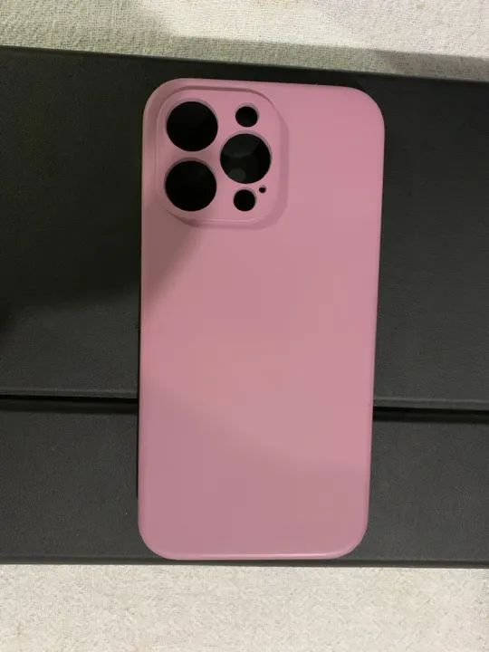 Capinhas para iPhone 14 Pro Max Semi novas silicone aveludada - Foto 5