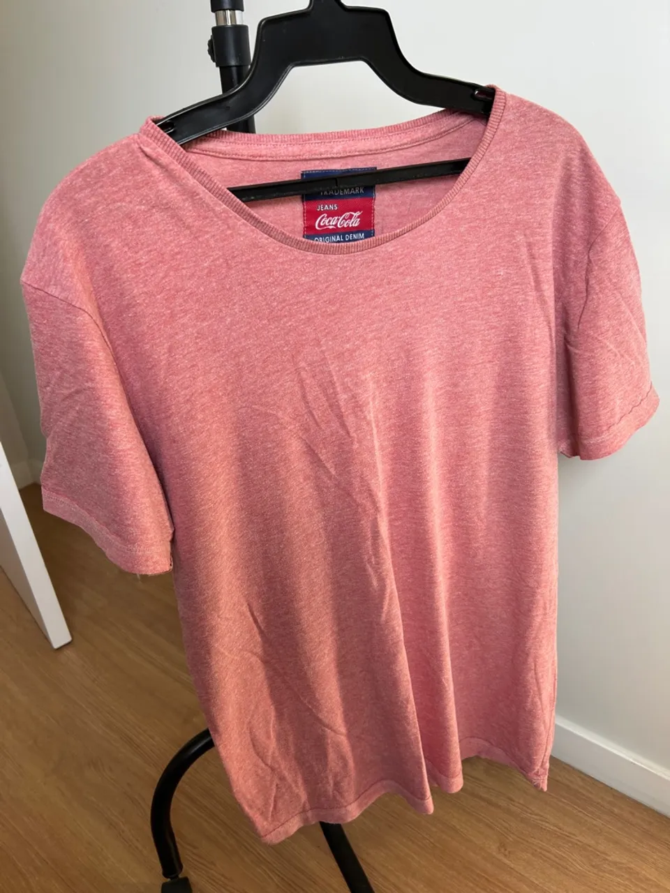 Camiseta Coca-Cola Original Denim Rosa