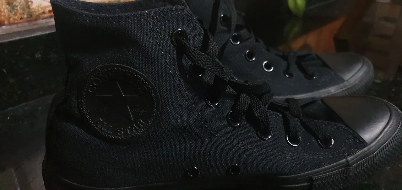 All Star Converse Cano Alto Preto Novo!