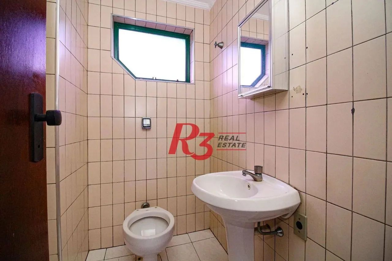 Sala para alugar, 121 m² por R$ 5.000,00/mês - Vila Mathias - Santos/SP - Foto 3