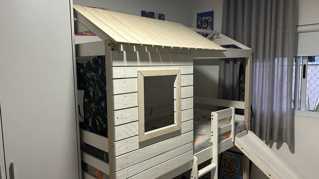 Cama beliche com escorregador - Foto 5