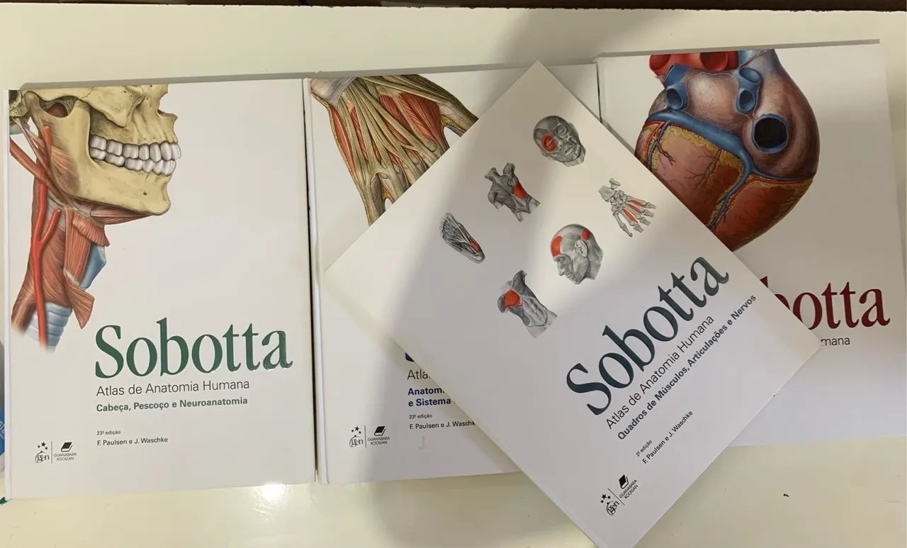 Sobotta - Atlas de Anatomia Humana - 3 volumes - Foto 3