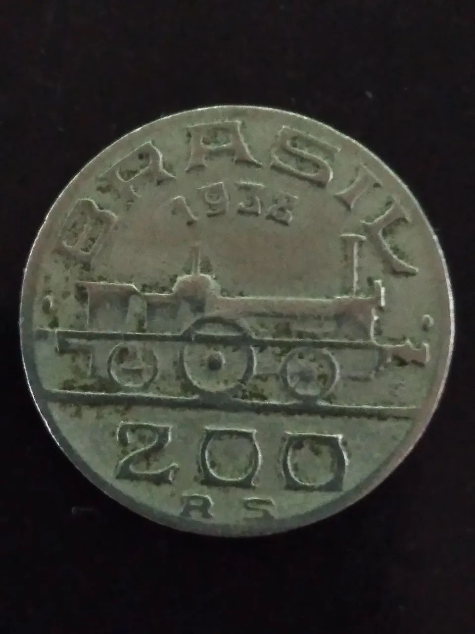 Moeda Brasileira de 200 RÉIS de 1938