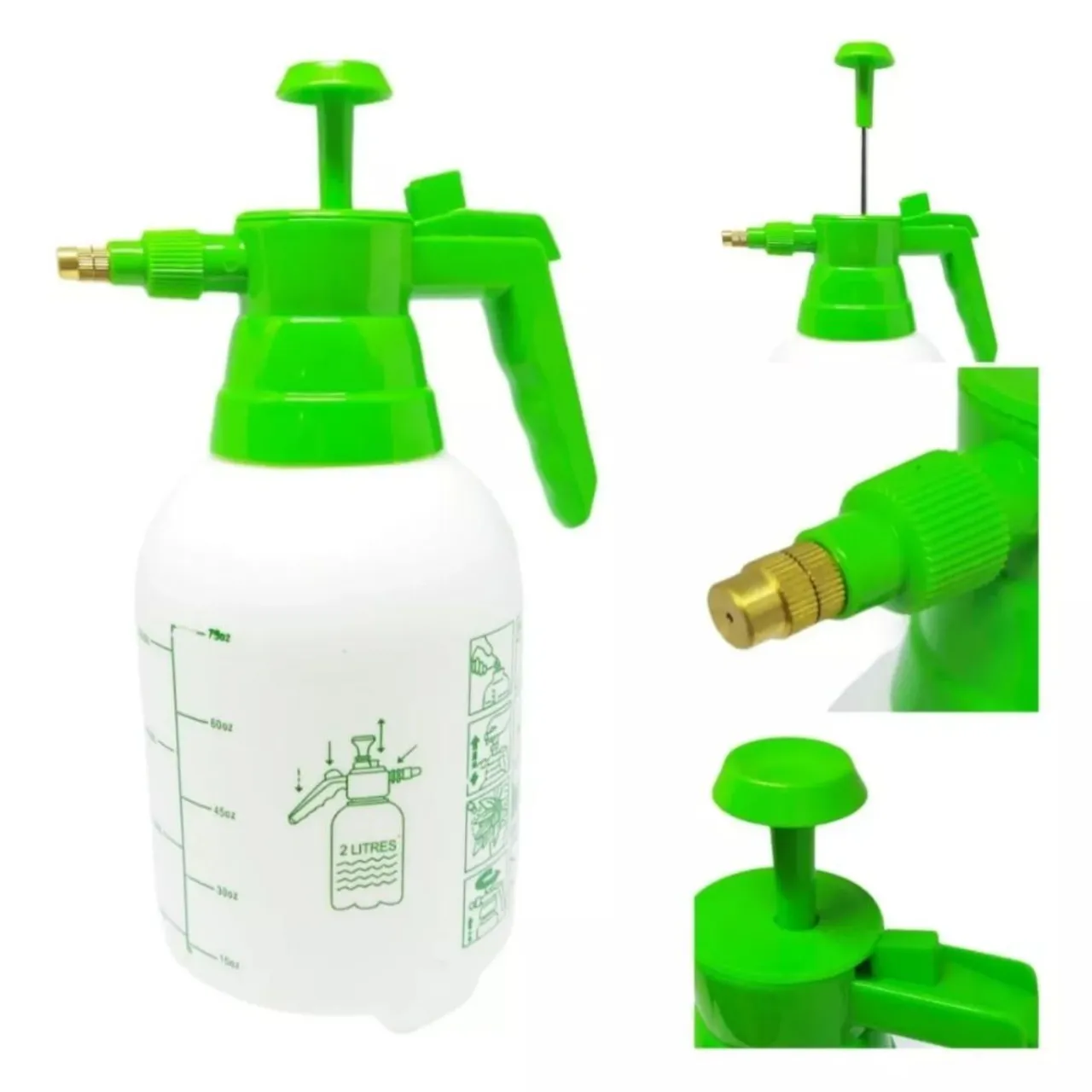 Borrifador de Jardim 2 Litros - Ideal para Plantas e Hortas