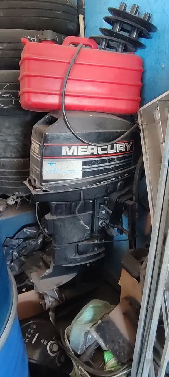 Motor de popa Mercury 25 Hp - Foto 2