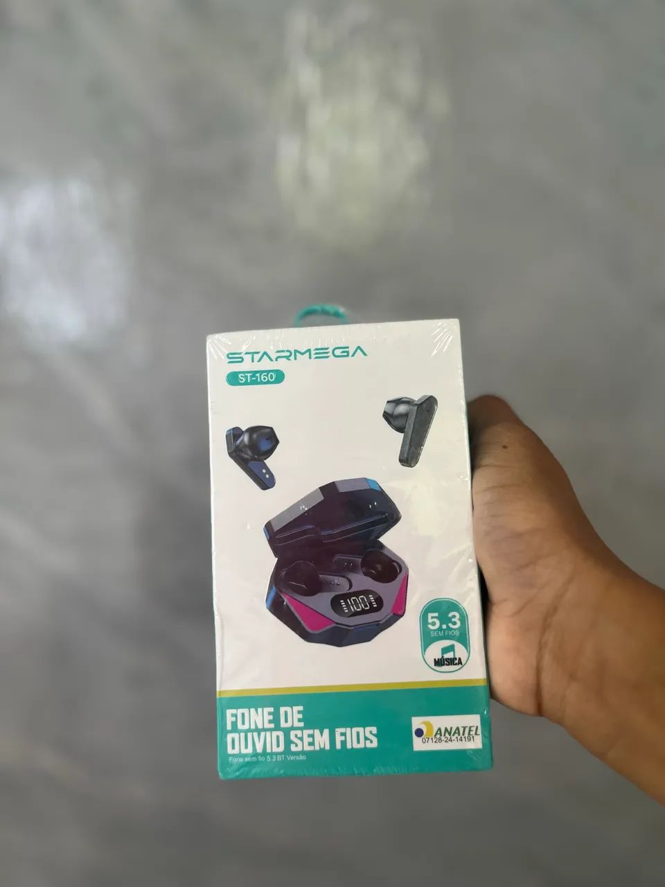 Fone de ouvido Bluetooth gamer com Led 