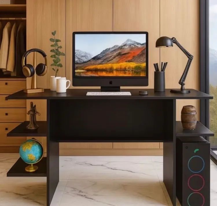 Mesa para Computador com Nichos - Foto 2