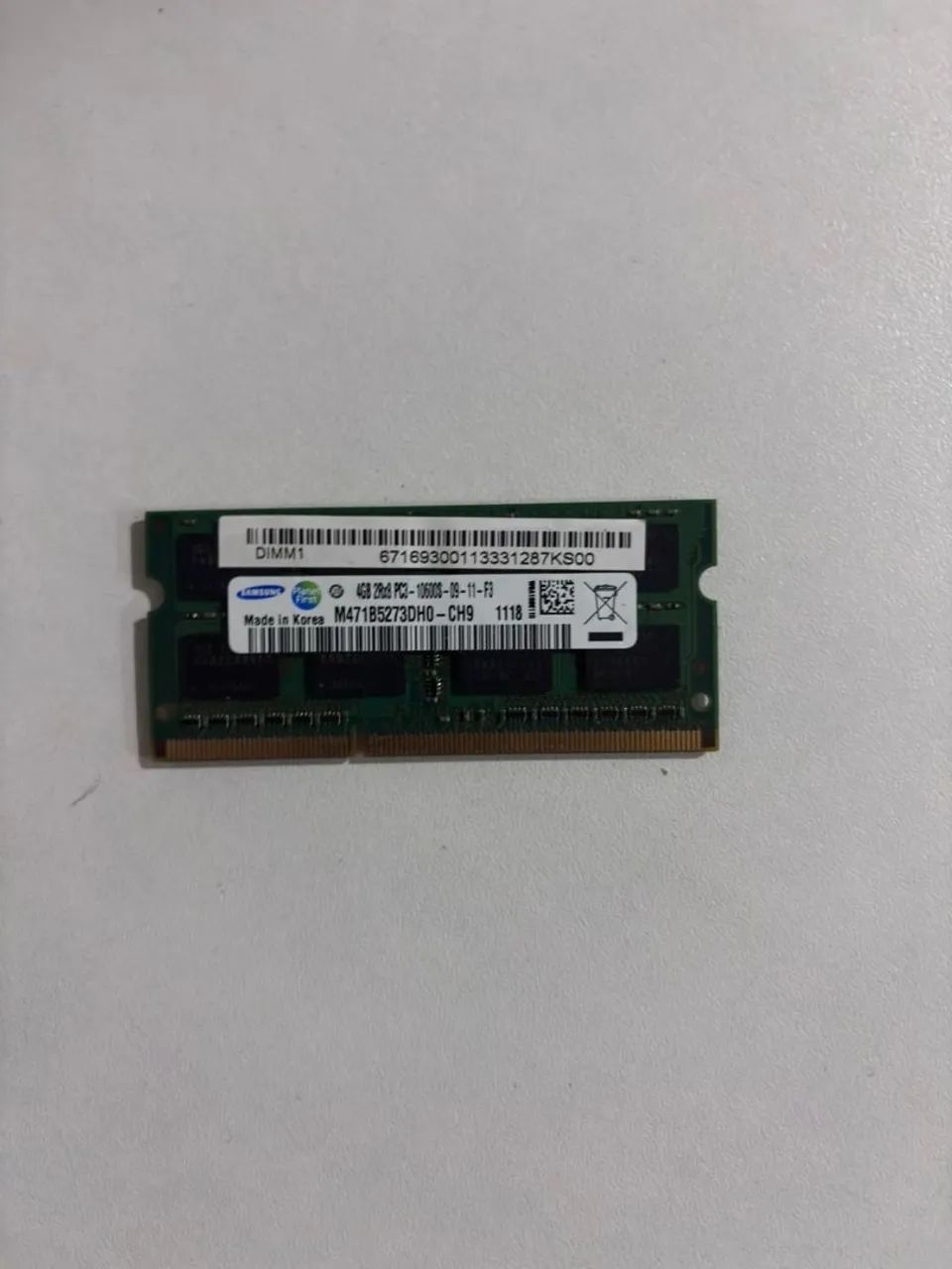 Memória ram ddr3 4 gb