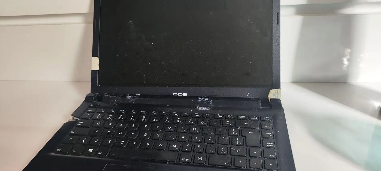 Notebook para retirada de peças 