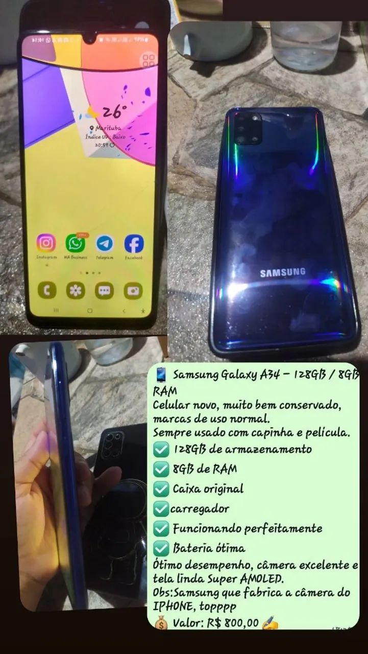 Celular Samsung A31